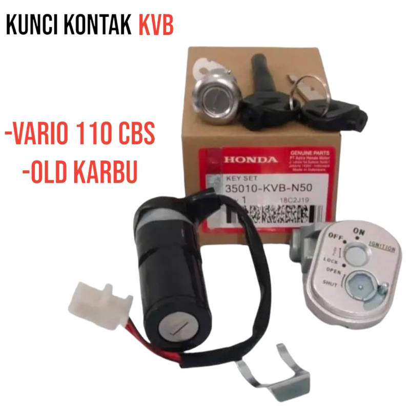 kunci kontak/kunci assy set KVB buat motor vario 110 cbs lama-vario 110 cw karbu