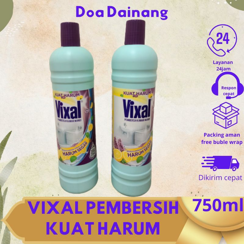 VIXAL PEMBERSIH KUAT HARUM 750ML//VIXAL PEMBERSIH KAMAR MANDI//VIXAL PEMBERSIH TOILET//VIXAL PEMBERS