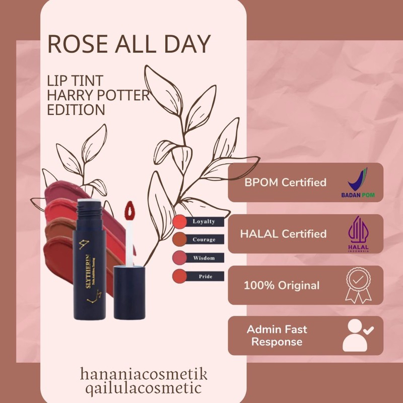 Rose All Day (lip tint harry potter edition)