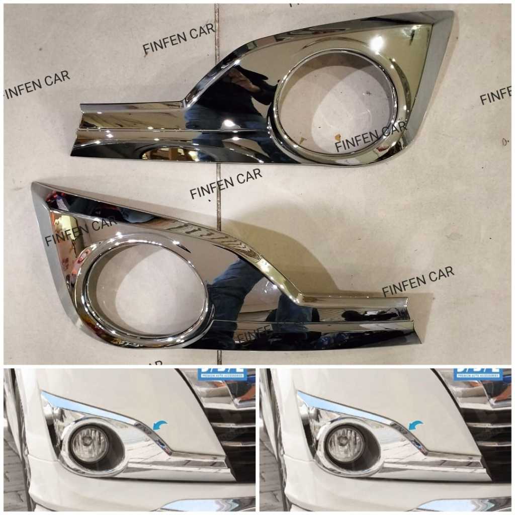 Cover Ring Foglamp Chrome Daihatsu New Ayla 2017 up