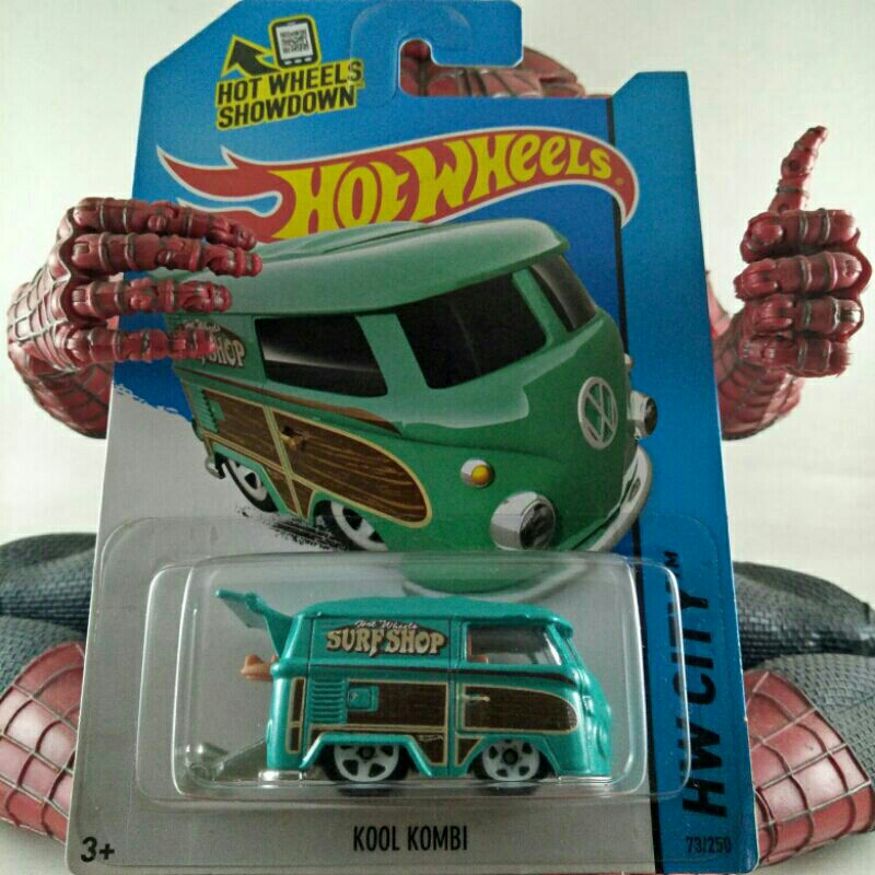 Hotwheels KOOL KOMBI hijau "SURF SHOP" ©2013