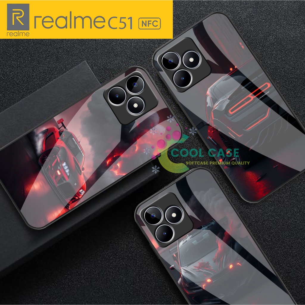 Softcase Glossy Kaca Realme C51 NFC Terbaru [CK180] - Casing Handphone Realme C51 NFC -  Pelindung H