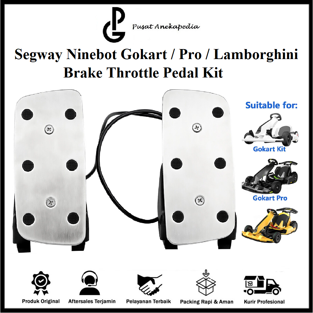 Segway Ninebot Gokart / Pro / Lamborghini Brake Throttle Pedal - Rem Gokart Series - Brake Pedal Gok