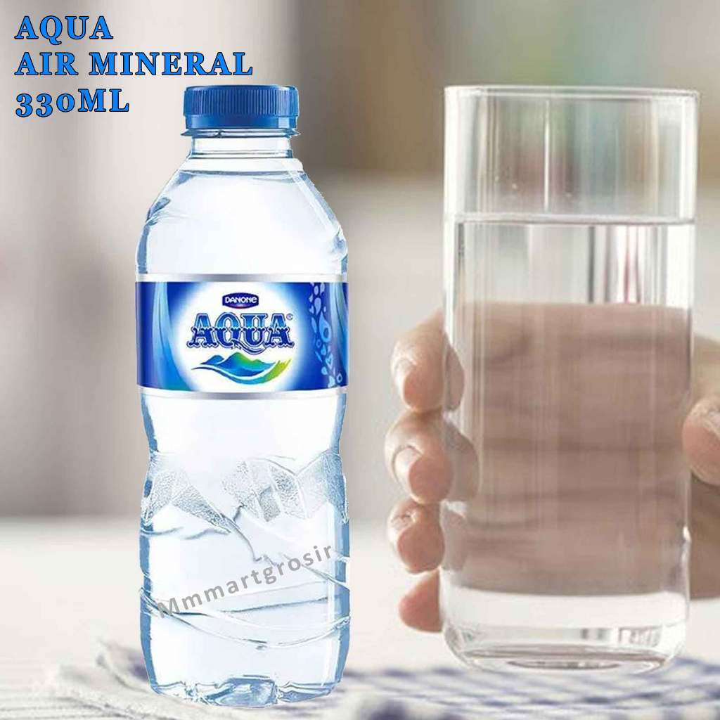 

Aqua / Air Mineral / Minuman Kemasan Botol / Air Putih / 330ml