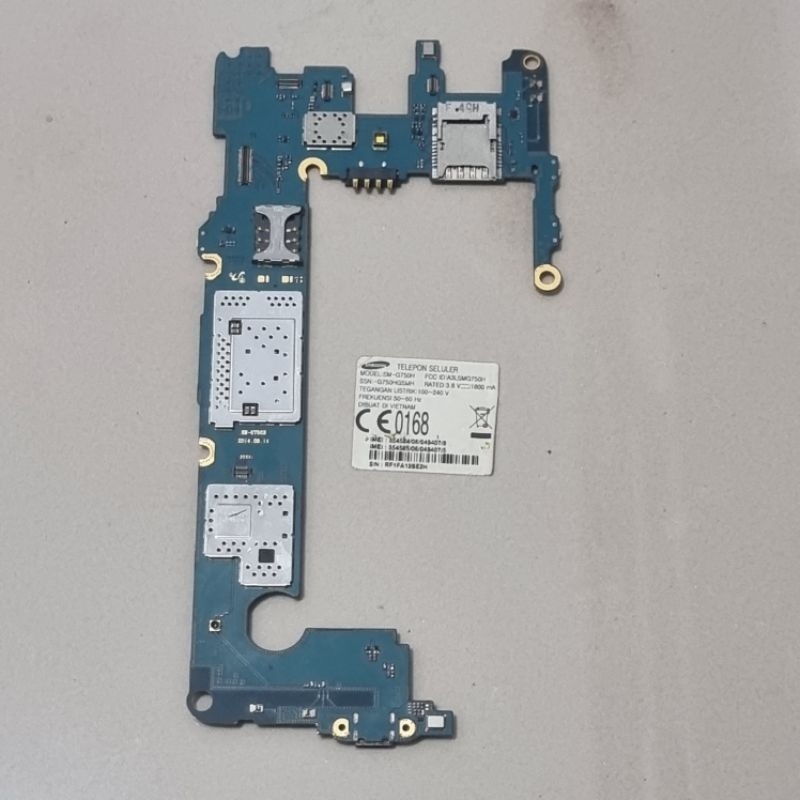 Mesin Samsung Galaxy Mega 2 / SM-G750H Copotan tested normal mesin hidup lancar cabutan dari hp lcd 