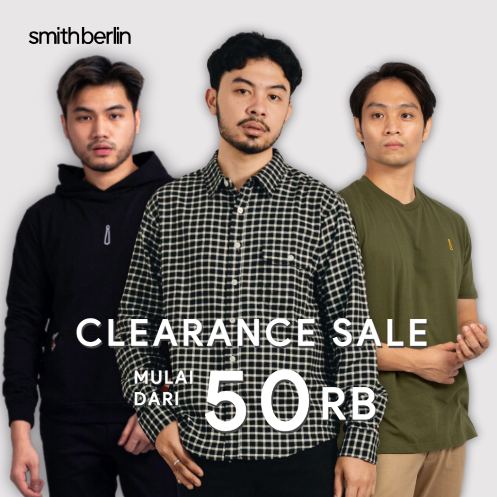 Smith Berlin Clearance Sale Product Kaos / Kemeja / Celana Pria Random Cuci Gudang Termurah