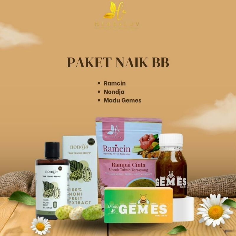 

Paket Naik BB by Herbalov