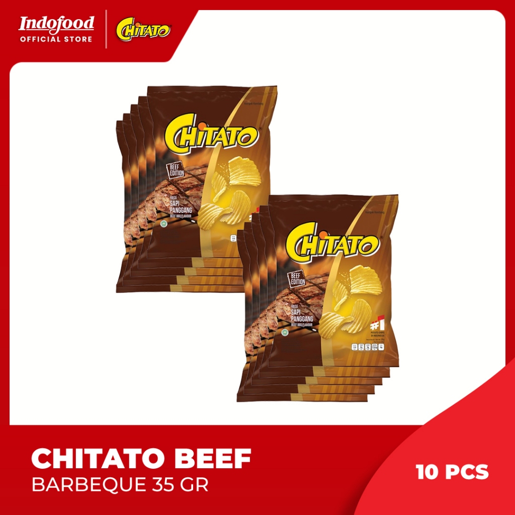

10 PCS - Chitato Beef Barbeque 35 Gr