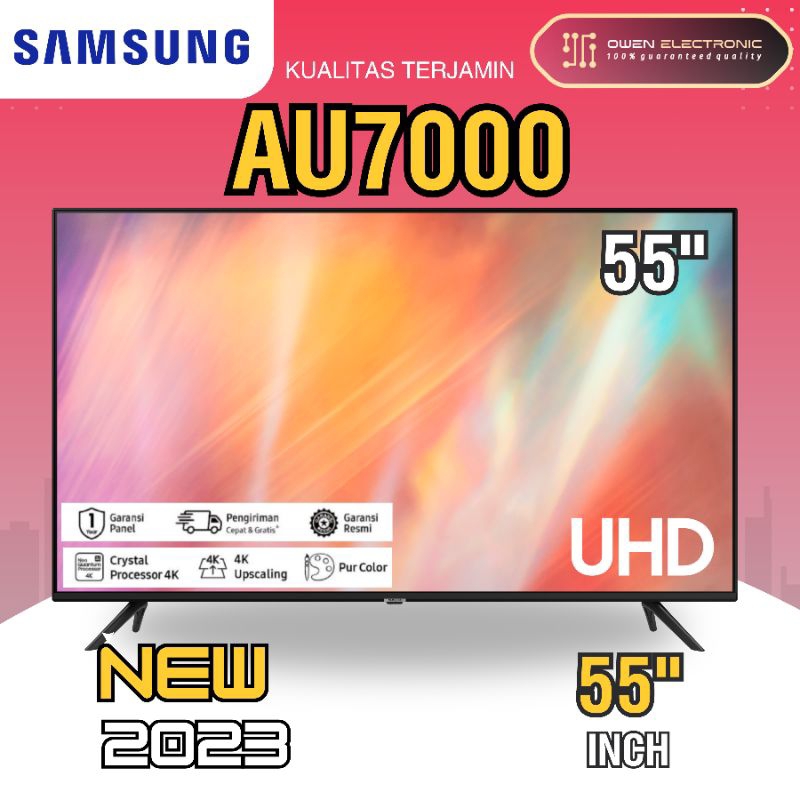 SAMSUNG SMART TV 55AU7000/ UA55AU7000 / 55AU7002