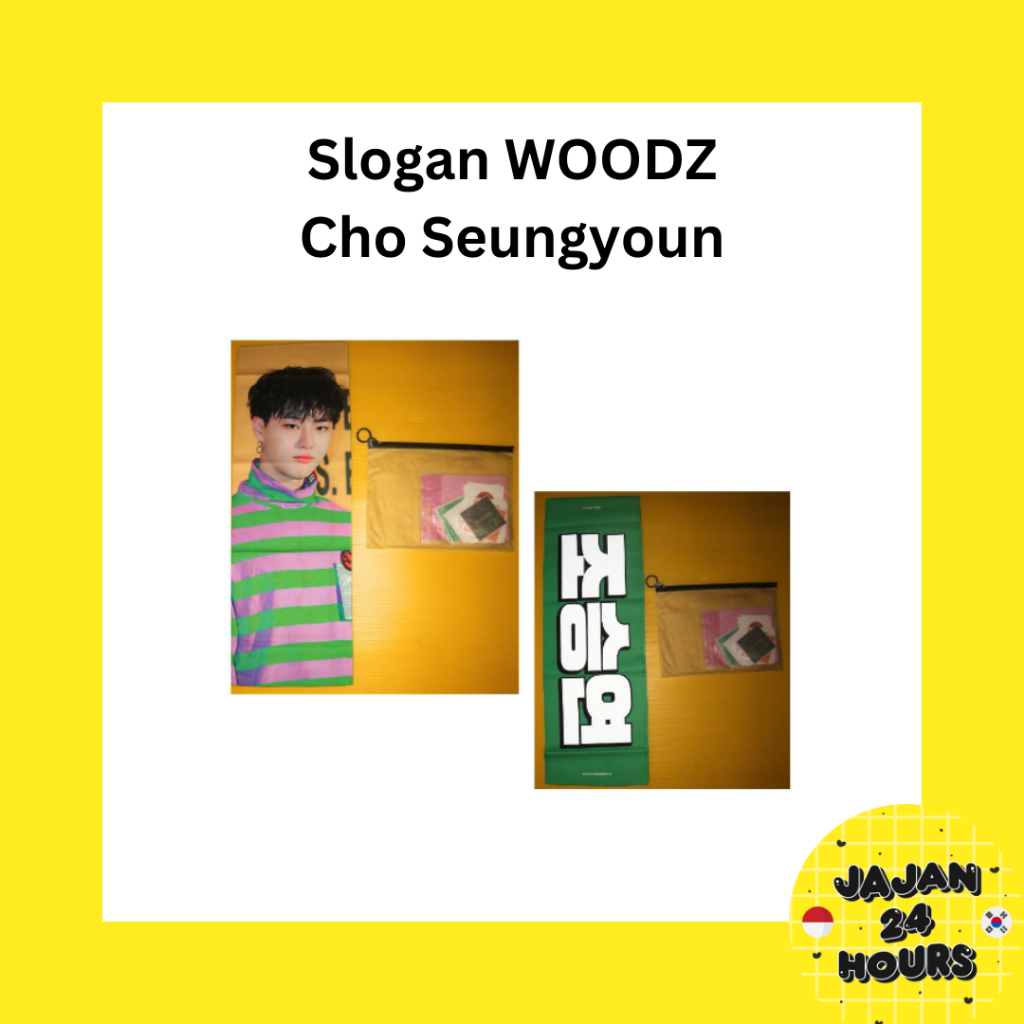 Slogan WOODZ Cho Seungyoun