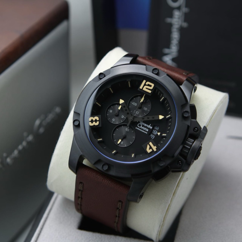 jam tangan pria alexandre christie type 6295 ac6295