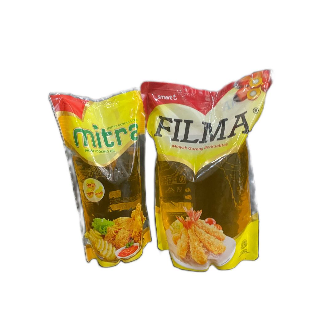 

paket sembako (Minyak Goreng Filma 2L & minyak goreng Mitra 1 Liter)