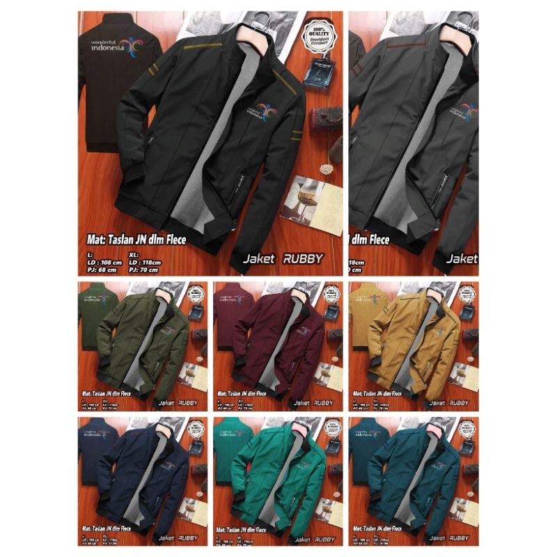 JAKET WONDERFUL INDONESIA, JAKET SABLON WONDERFUL, JAKET INDONESIA