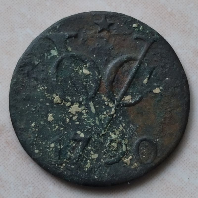 Koin Kuno VOC 1 Doit 1790 Utrecht - YN761