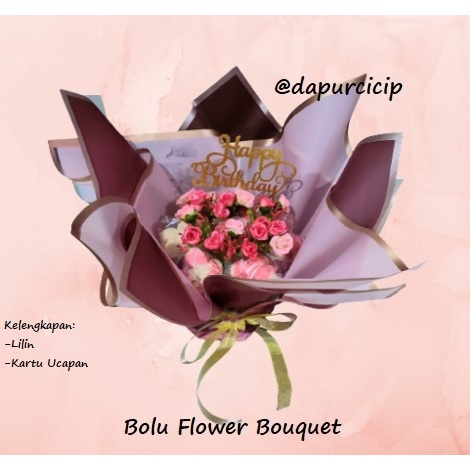 

Premium bolu buket bunga cantik ulang tahun hadiah