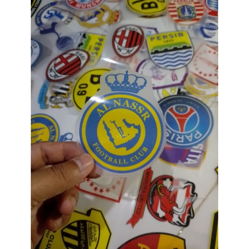 [NO.1] patch logo sepak bola nasional club' dtf sablon setrika