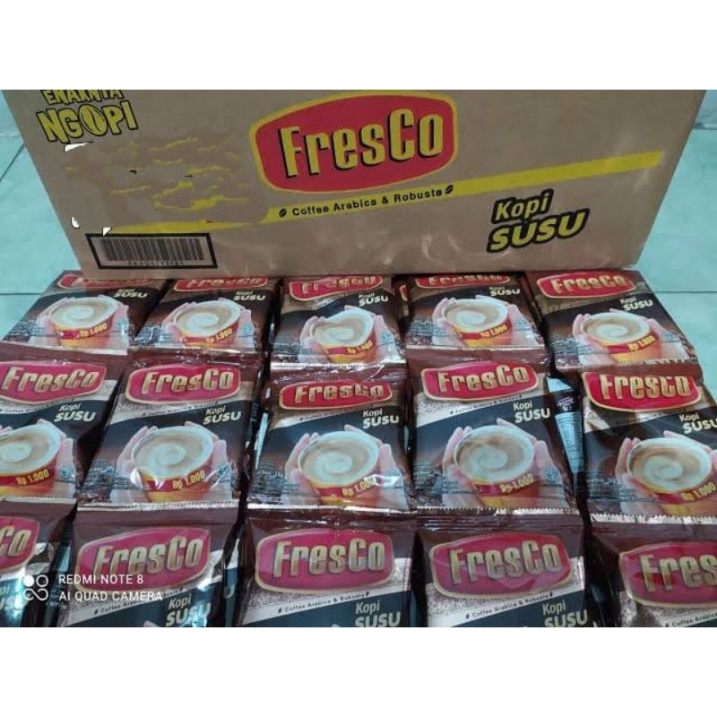 

TERMURAH‼️KOPI FRESCO SUSU 1DUS