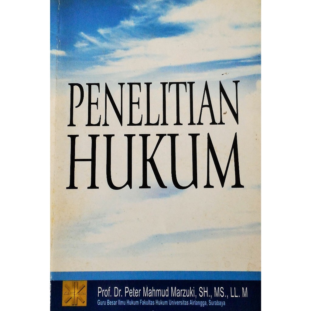 Penelitian Hukum oleh Peter Mahmud Marzuki
