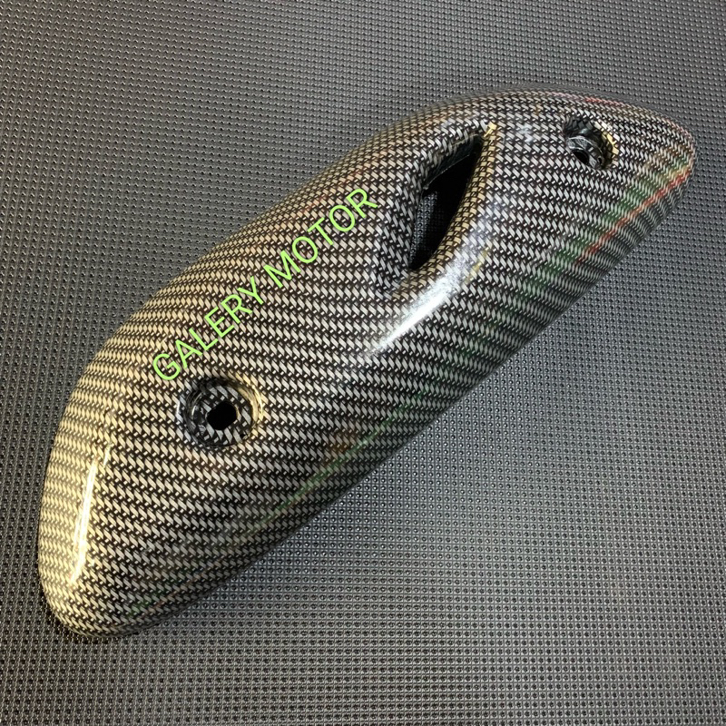 TUTUP KNALPOT / COVER KNALPOT CARBON - HONDA SCOOPY 2020 - 2021 - 2022 - 2023