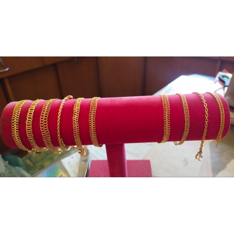 Acc Gelang Emas 24K Kadar 99,99%.