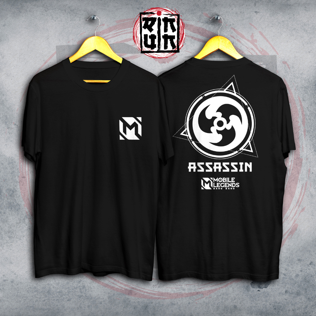 Tshirt Kaos Distro Assassin Mobile Legends Role Emblem