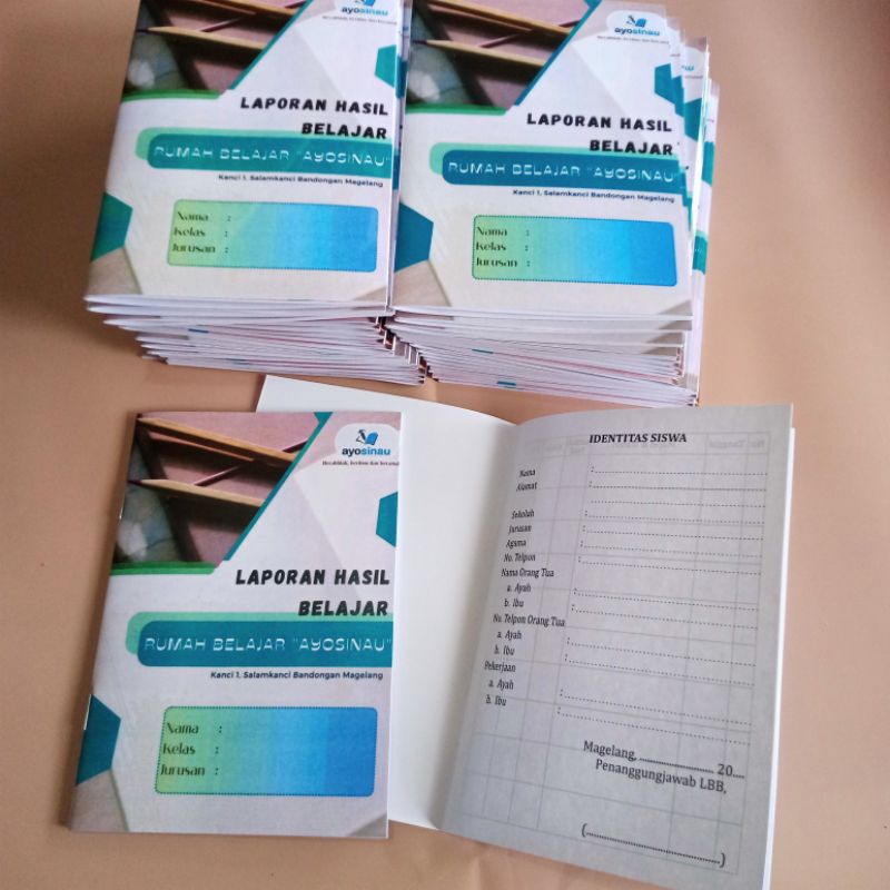 

CETAK BUKU KECIL CUSTOM UNTUK / TABUNGAN / ABSENSI / PRESTASI MINIM CETAK 20 BUKU