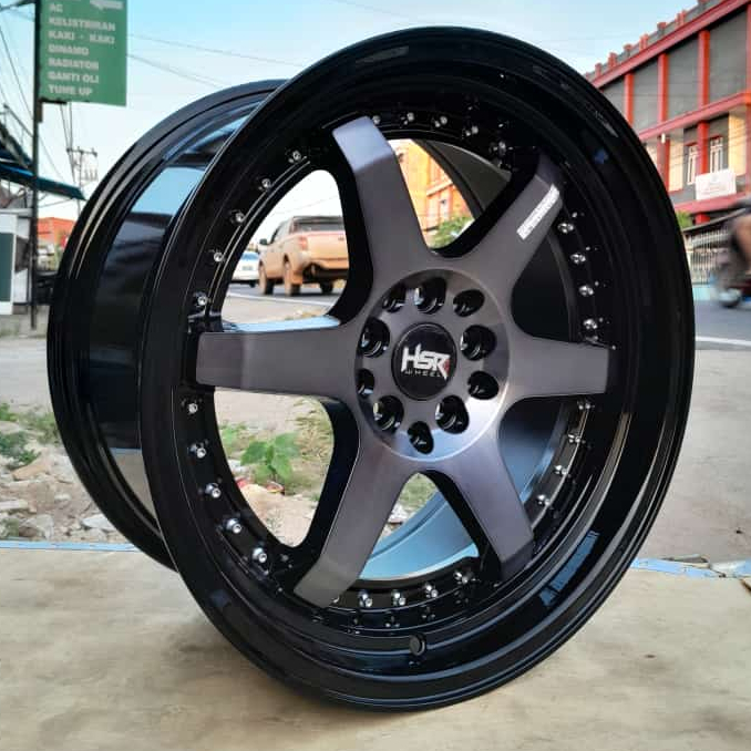 Velg Mobil Racing Ring 17 Model Celong Lebar 7,5/8,5 Untuk Jazz Classy Starlet Xenia Veloz Livina Ev