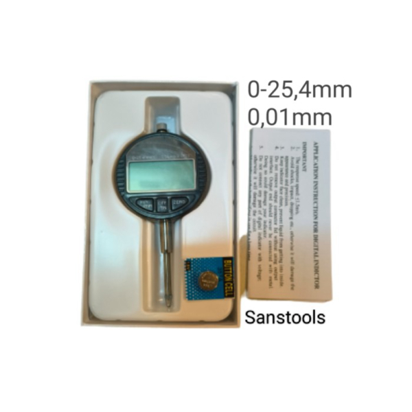 

Dial indicator digital gauge 0-254mm 001mm test indikator micrometer Berkualitas