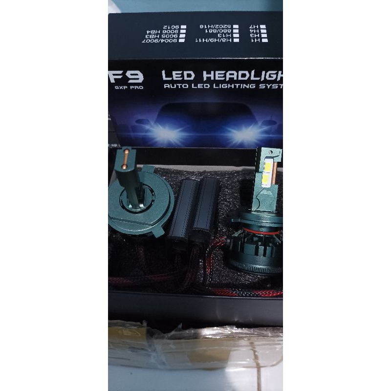 led F9 gxp pro dhp headlamp mobil h4 h11 hb4 hb3