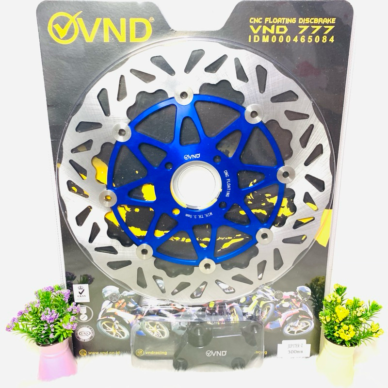 PIRINGAN DEPAN CAKRAM VND 777 300MM JUPITER Z F1ZR VEGA CNC FLOATING BRAKE DISK DISC DISCBRAKE DISKBRAKE 300 MM FIZR FIRZ LUBANG BAUT 4