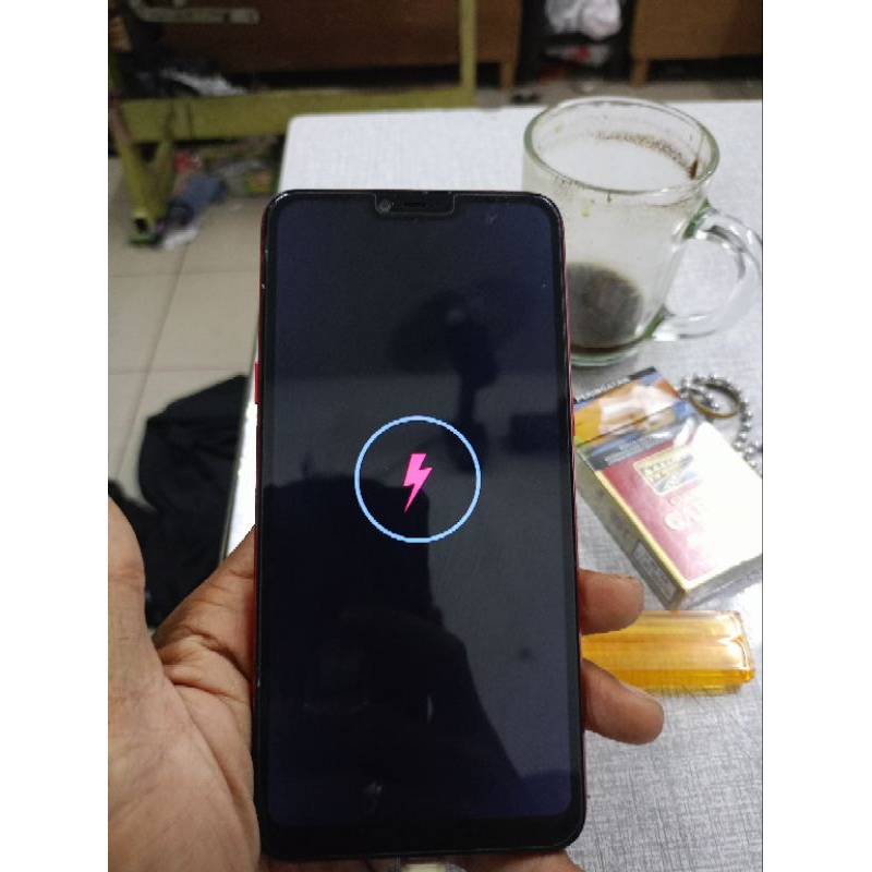 Oppo a3s kata orang yg punya ram 3 hasil keliling hp d cas muncul petir merah doang lcd mulus ori
