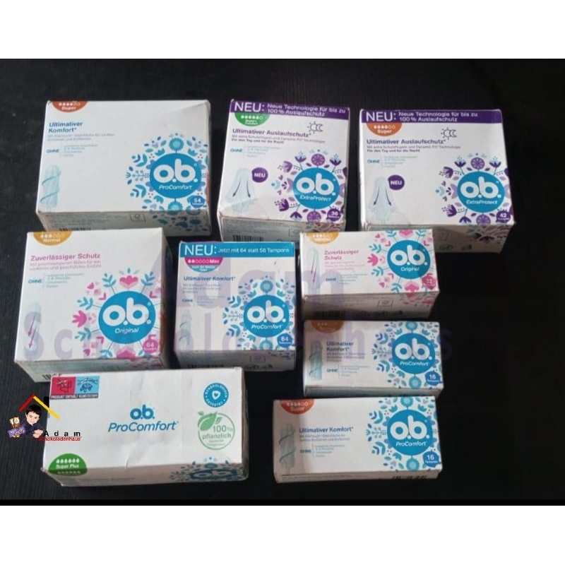 Tampon O.B Per BOX  (ASLI JERMAN)