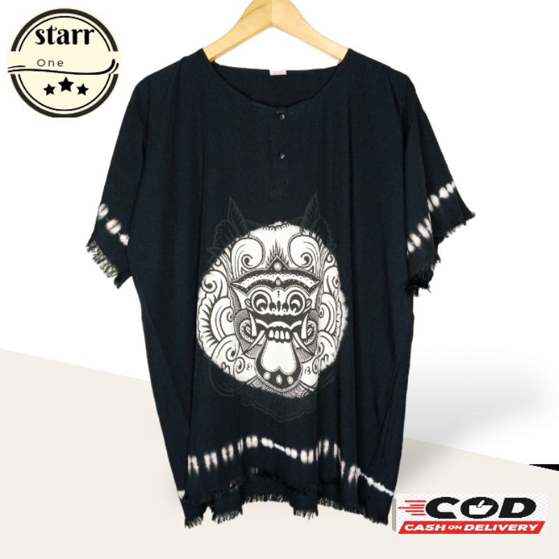 TERLARIS BAJU BARONG BALI BAJU BARONG HITAM POLOS  BAJU KAOS BALI HITAM KAOS SANTAI KAOS PRIA WANITA