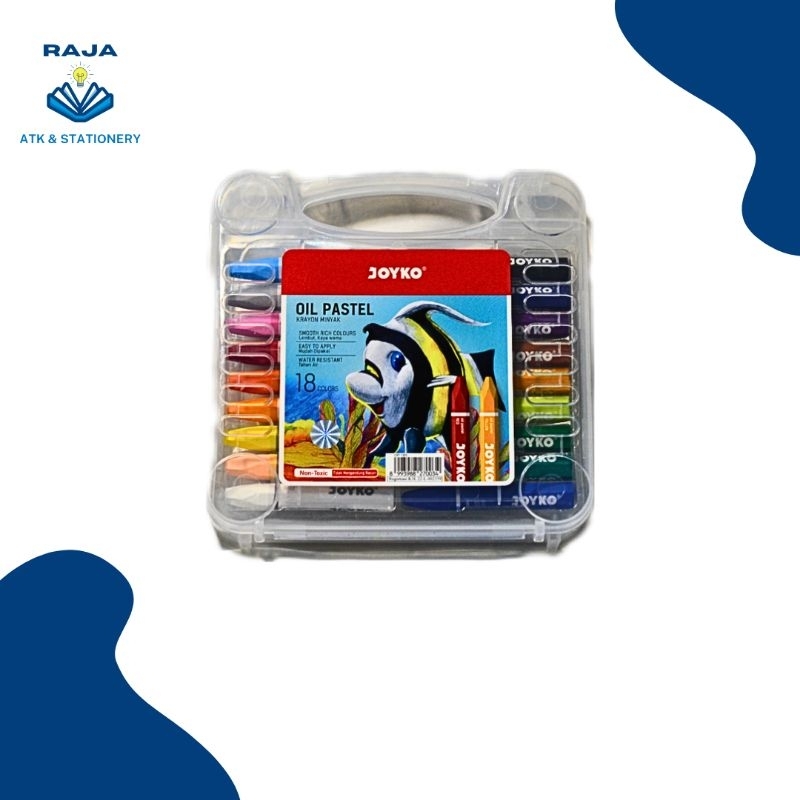 

Crayon / Krayon Oil Pastel Joyco -18 Warna