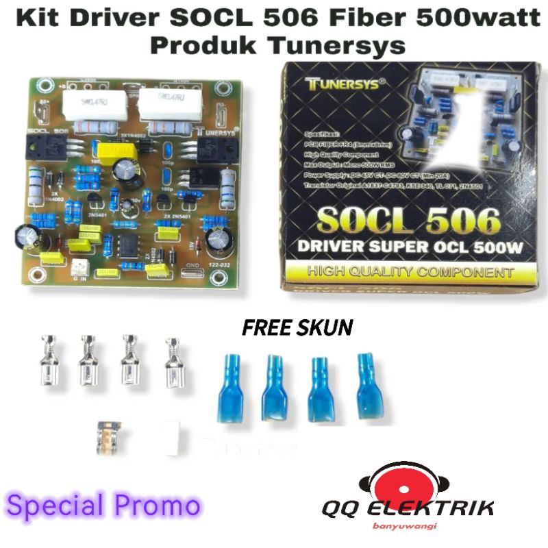 Kit Driver Power SOCL 506 Tunersys, Driver POwer Super OCL 506 Tunersys 500 Watt ORIGINAL