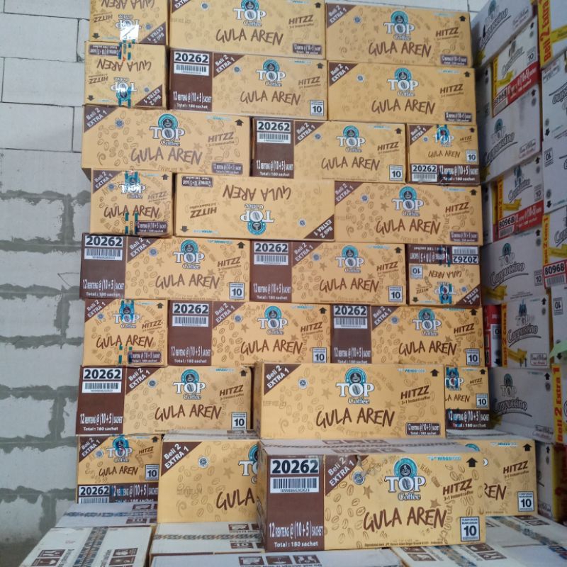 

Top kopi gula aren 1 dus isi 12 renteng ( 10+5 )