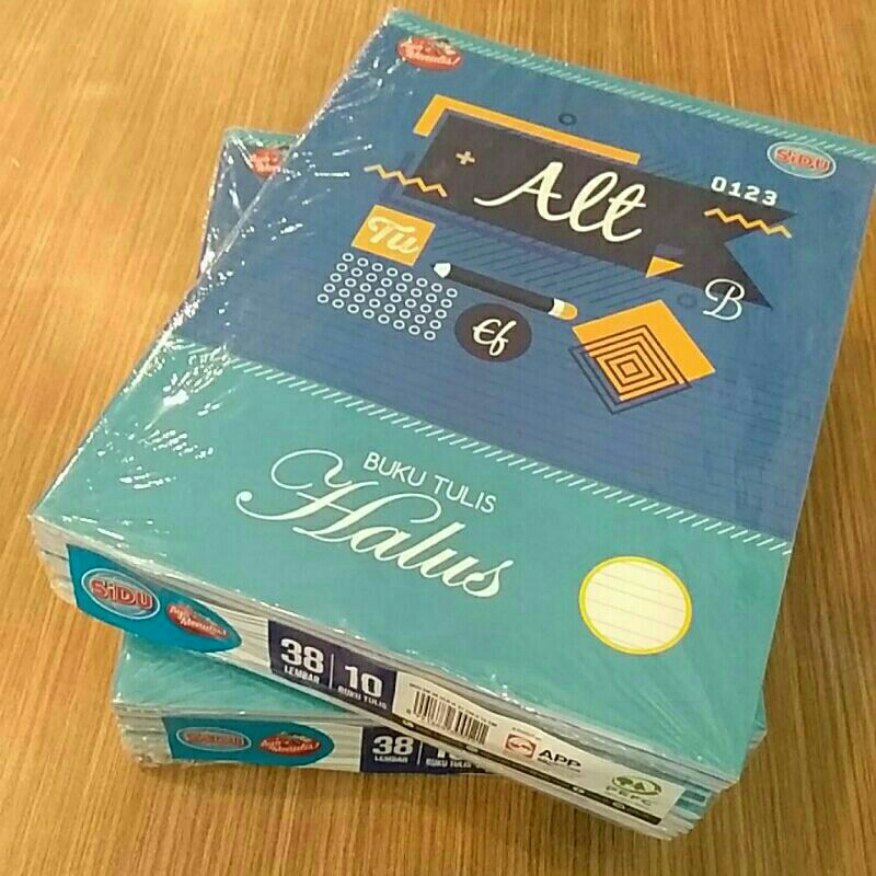 

Buku Tulis Halus Sidu 38 Isi 10Pcs/Pack