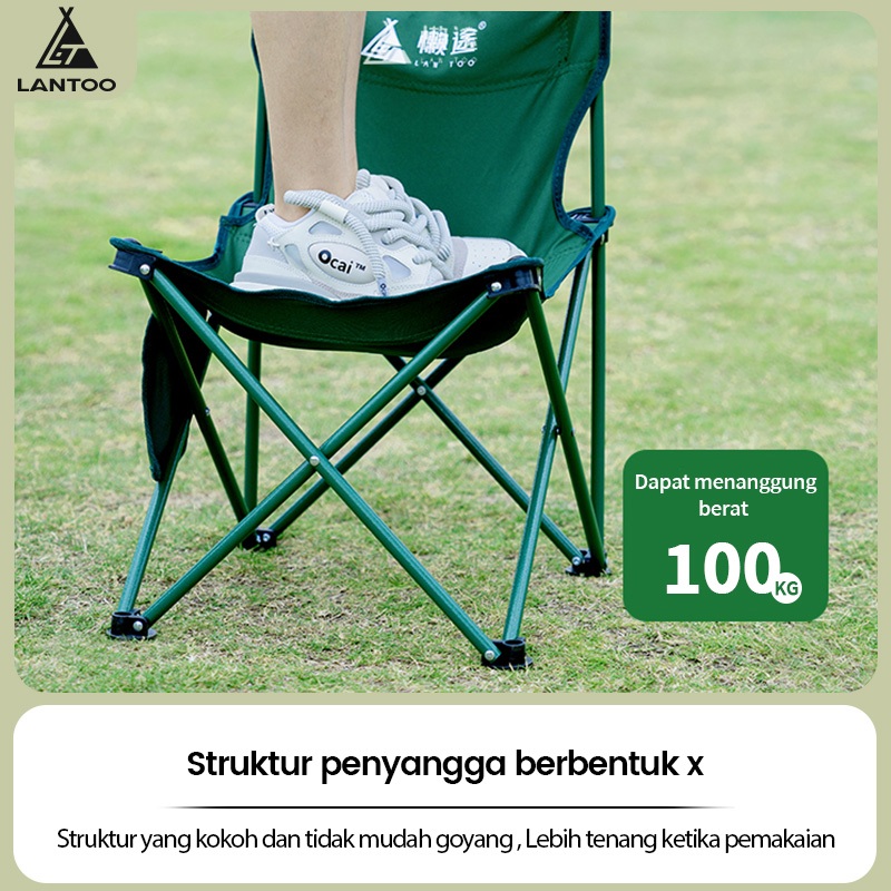 Lan Too Kursi Lipat Kursi Lipat Ultra-ringan Portabel Luar Ruangan Kursi Pancing Kursi Berkemah Sand