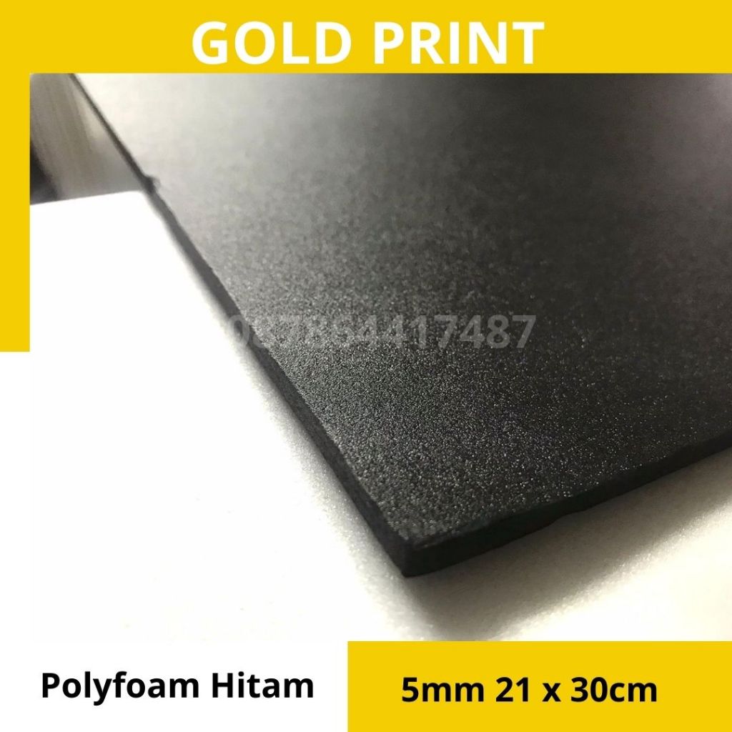 

Polyfoam hitam 5mm x 21 x 30cm