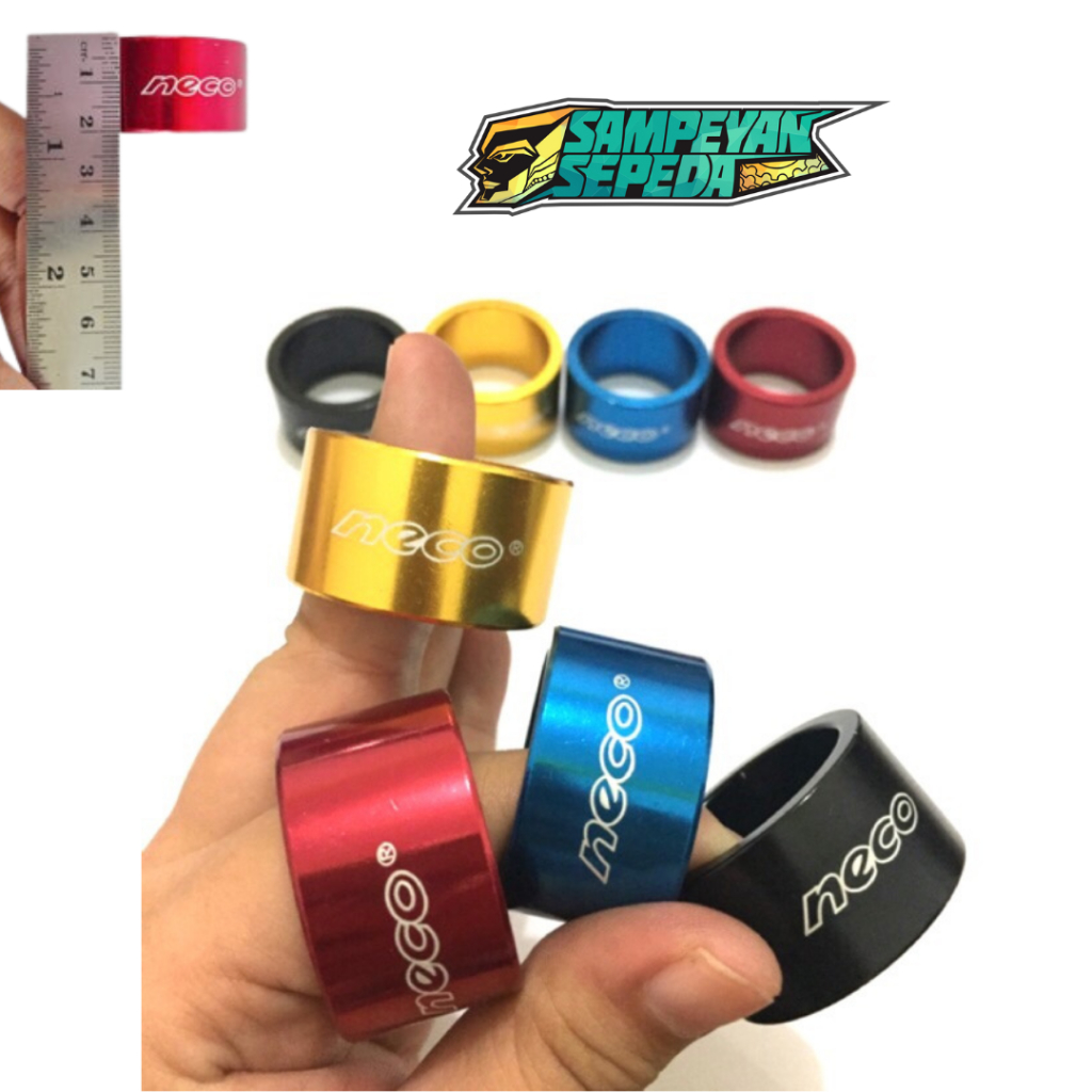 Spacer Ring Neco 2cm Cincin Peninggi Handlebar Stang Stir Stem Fork Sepeda MTB Federal