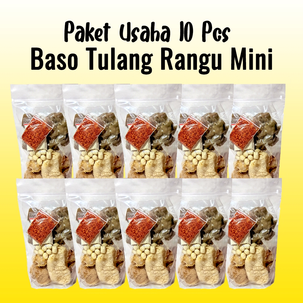 

Baso Aci Tulang Rangu mini PAKET 10