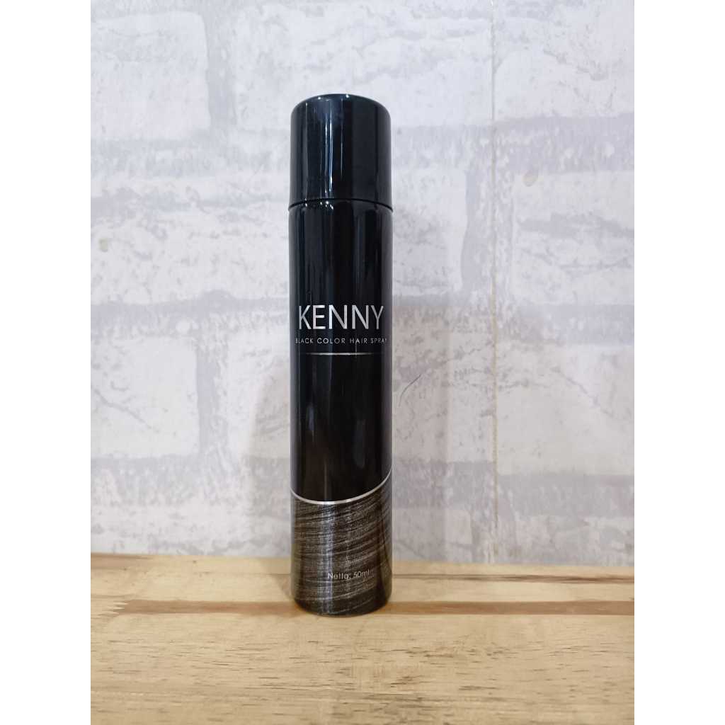 Hair spray Kenny / Cat rambut semprot sementara warna hitam
