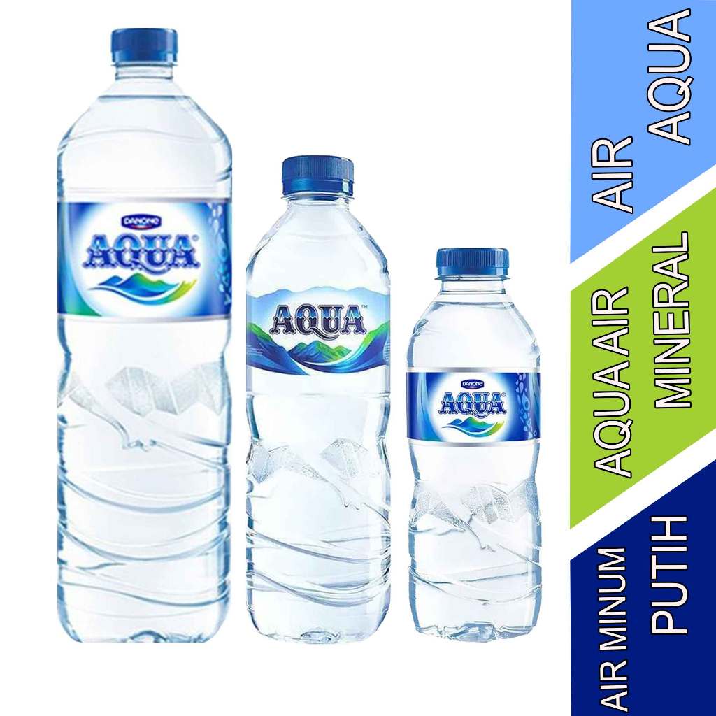 

Minuman kemasan Botol - Aqua - Air Mineral - Air Putih