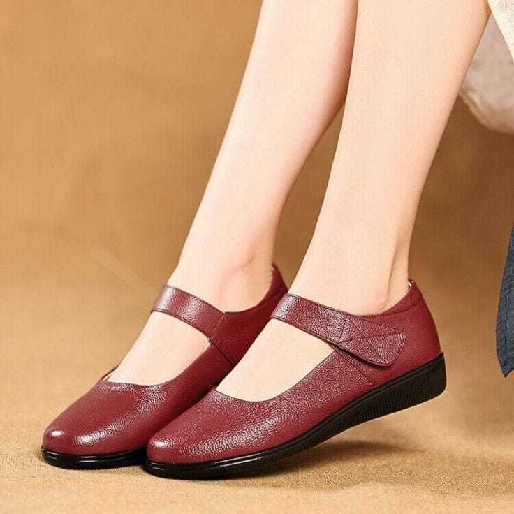SEPATU BOOTS WANITA WEDGES 5 CM RESLETING SAMPING KULIT SAPI CUERO