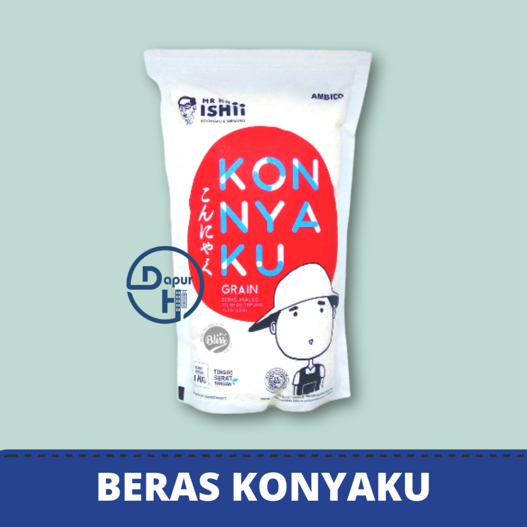 

BERAS SHIRATAKI Low Carbo 1 Kg │ Diet Keto Rice Export Quality