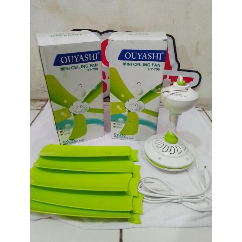 KIPAS ANGIN GANTUNG MINI CEILING FAN OUYASHI oy 590 dan oy 790