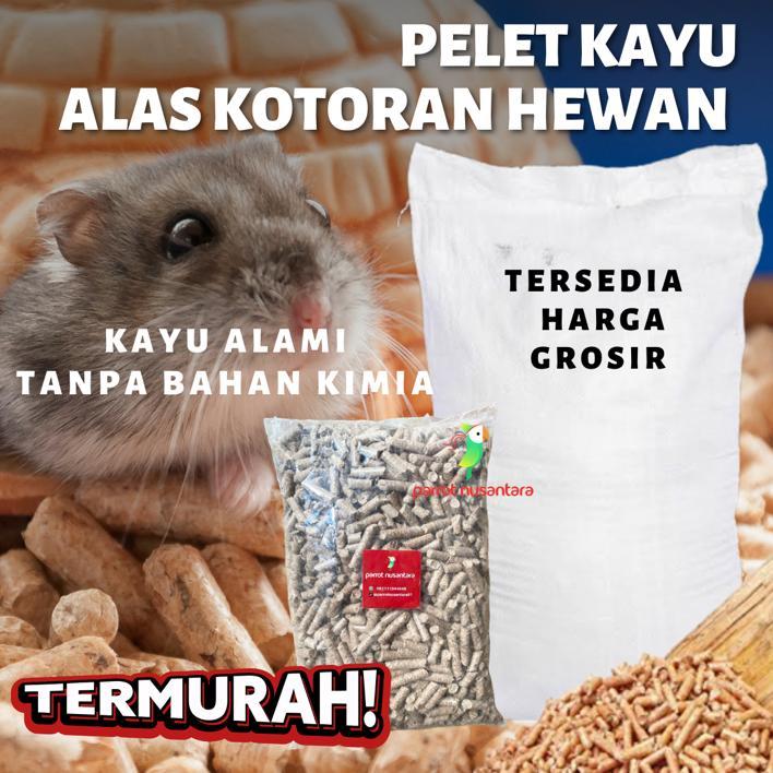 WOOD PELLET / PELET KAYU ALAS KOTORAN KANDANG HEWAN 20KG