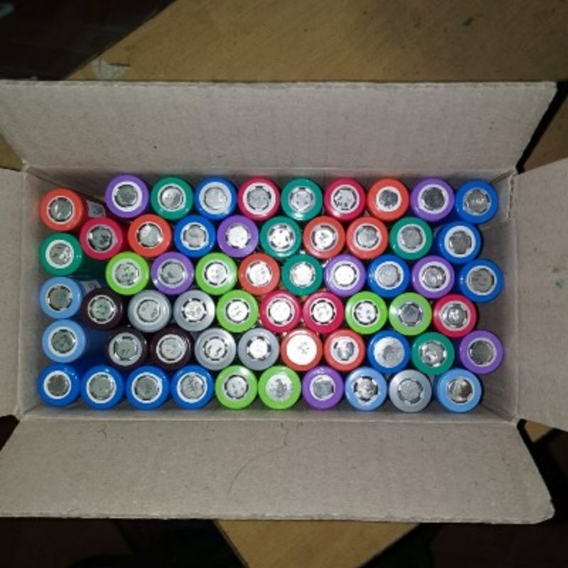 Battrey Lithium 18650 Baterai Bekas Batre copotan laptop