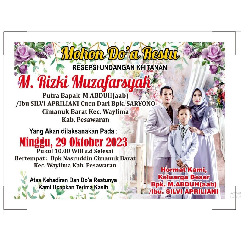 

kartu#punjugan costum