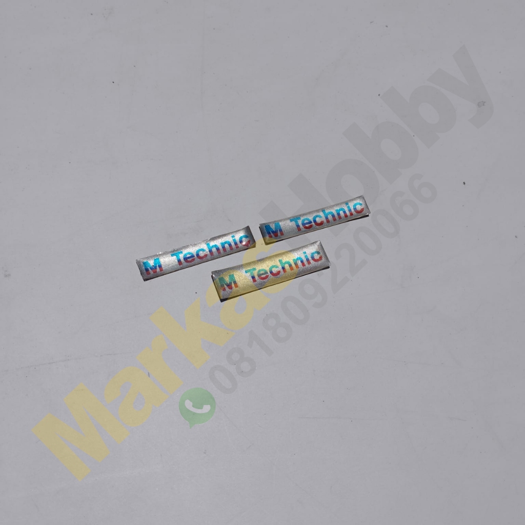 Stiker BMW E30 Mtechnic Spoiler